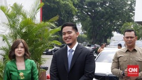 Kaesang Tiba di Istana Saksikan Pelantikan Menteri PSI