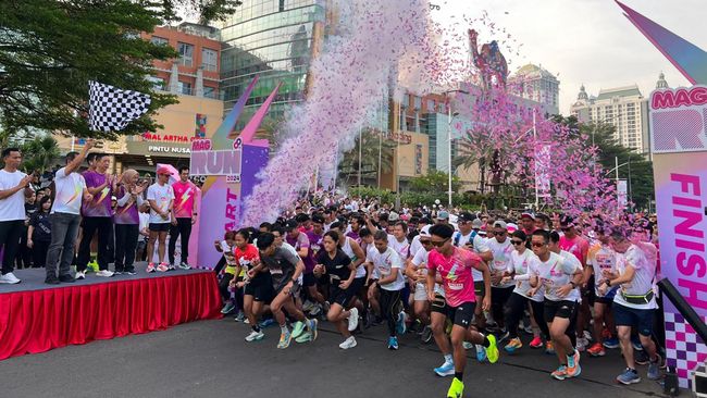 MAG Run 2024 digelar dengan tema "Lari Kilat Seru Bersama Keluarga!" yang bertujuan meraih kecepatan dalam kebersamaan.