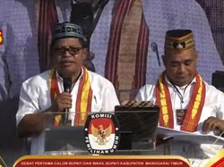 Debat Pilbup Manggarai Timur, Akur Tawarkan Program Abang Jantan-Matim Smart