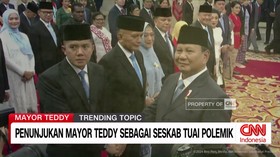 VIDEO: Penunjukan Mayor Teddy Sebagai Seskab Tuai Polemik