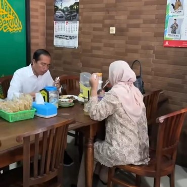 Pegawai Warung Sate Bongkar Sikap Jokowi Saat Bareng Iriana di Sukoharjo
