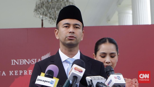 Selebritas Raffi Ahmad ditunjuk sebagai Utusan Khusus Presiden Bidang Pembinaan Generasi Muda dan Pekerja Seni oleh Presiden Prabowo Subianto.