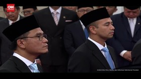 VIDEO: Momen Raffi Ahmad dan Yovie Widianto Dilantik Prabowo