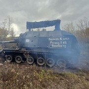 Viral Ada Tulisan Pempek Palembang di Tank Perang Rusia vs Ukraina, Ternyata Ini Penyebabnya!
