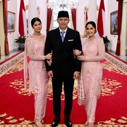 Kebaya Kompak Ibu-Anak Pejabat, Annisa Pohan & Putrinya saat Dampingi AHY Dilantik Menteri