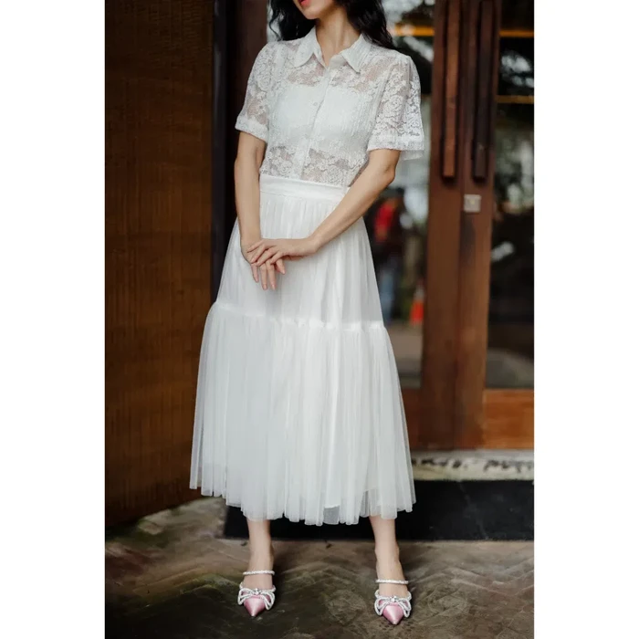 Ayaco Hara Tulle Skirt