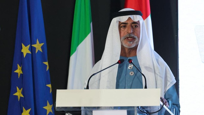 Menteri Toleransi Uni Emirat Arab (UEA), Syekh Nahyan bin Mubarak Al-Nahyan berkunjung ke Solo, Rabu (23/10).