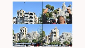 FOTO: Rudal Israel Tertangkap Kamera Sebelum Hantam Apartemen Beirut