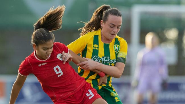 Claudia Cetak Gol Indah, Timnas Putri Indonesia Dihajar Ado Den Haag