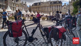 FOTO: Mengagumi Keindahan Kota Tua di Brussels, Belgia