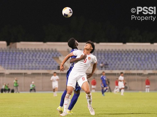 Hasil Babak 1: Satu Gol Dianulir, Indonesia vs Tajikistan Imbang