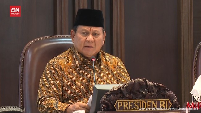Presiden Prabowo Subianto menggelar pertemuan dengan sejumlah pengusaha asal Amerika Serikat di Istana Negara, Jakarta Pusat, Selasa, (3/12) pagi.