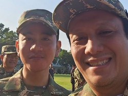 Potret Gibran Pakai Seragam Komcad Saat Retret di Akmil Magelang