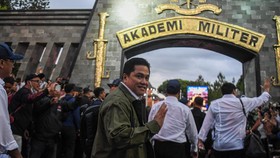 FOTO: Jajaran Kabinet Merah Putih Digembleng di Akmil Magelang