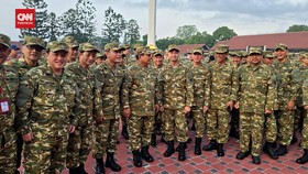 VIDEO: Momen Jajaran Kabinet Merah Putih pada Hari Pertama di Akmil
