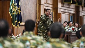 FOTO: Mengintip Pembekalan Kabinet Merah Putih di Akmil Magelang