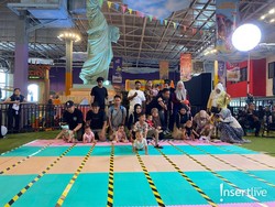 Semangat Para Bayi Lomba Merangkak di Olimpiade Balita Hari Ketiga