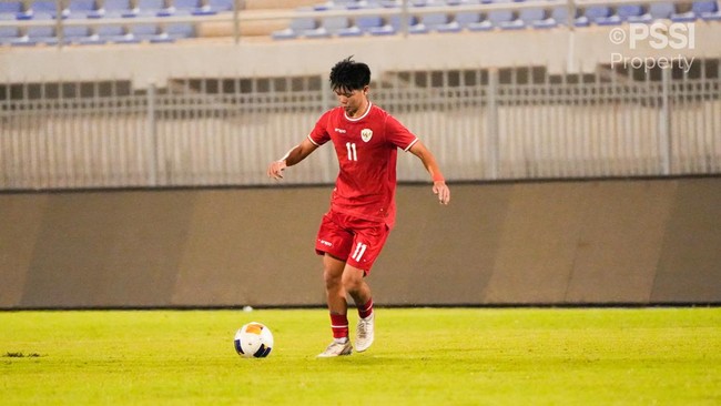 Gelandang Timnas Indonesia U-17 Lucas Lee kecewa tim Garuda hanya bisa menang 10-0 atas Kepulauan Mariana Utara pada Kualifikasi Piala Asia U-17 2025.