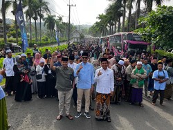 Paslon WALI Lepas Ribuan Jemaah di Kota Malang Ziarah Makam Wali Lima