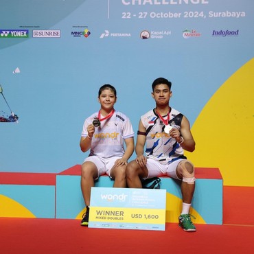 Sosok Jafar-Felisha, Pebulutangkis Indonesia Jawara Taipei Open 2025