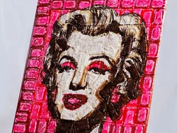 Unik! Seniman Ini Membuat Lukisan Marilyn Monroe Pakai Pastry