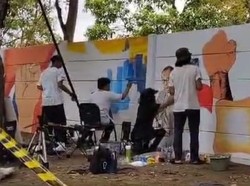 Memaknai Hari Sumpah Pemuda dengan Goresan di Dinding Kampus Unsil
