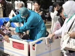 Kebakaran Gudang RS Kendari gegara Percikan Api Las, Pasien Dievakuasi