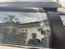 Mobil Operasional Guru Supriyani yang Dituduh Aniaya Siswa Diserang OTK