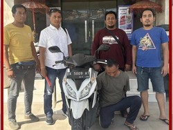 Pria di Denpasar Curi Motor, Uang Gadai untuk Servis Mesin Pompa Air