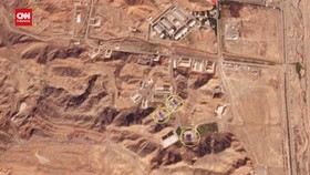 VIDEO: Bekas Pengembangan Nuklir Iran Diduga Jadi Sasaran Rudal Israel