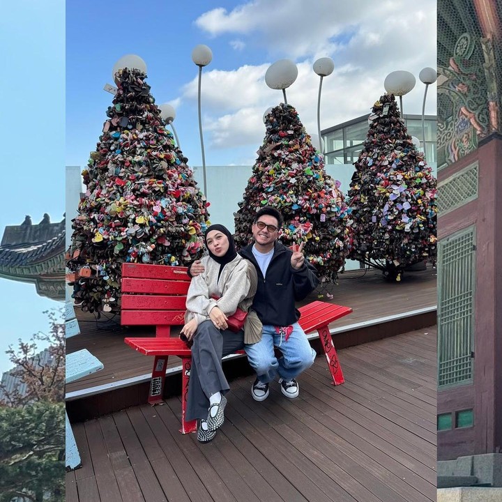 <p>Omesh dan Dian Ayu sepertinya tak ingin melewatkan pengalaman seru selama di Korea Selatan. Pasangan yang telah dikaruniai tiga anak ini selalu mengabadikan setiap momen 'pacaran' yang dihabiskan bersama di sana. Omesh secara khusus menyampaikan harapannya setelah <em>quality time</em> bareng sang istri. "Hampir seminggu pacaran di Korea dengan muka merah-merah hasil perawatan, nambah tua bareng-bareng yah kita," ungkapnya. (Foto: Instagram @omeshomesh/ @dianayulestari)</p>