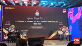 Debat Pilgub Sumut, Bobby dan Edy Kehabisan Waktu Sampaikan Visi Misi