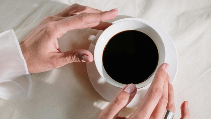 Ilustrasi kopi hitam