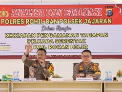 Kapolres-PJU Berkantor di Ibu Kota Demi Antisipasi Konflik Pilkada Rohil