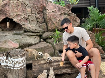 7 Potret Athar Putra Citra Kirana, Bersahabat dengan Binatang Sejak Kecil Bun