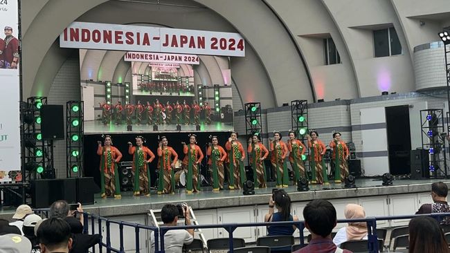 Terdapat puluhan ribu diaspora yang hadir acara Indonesia-Japan Friendship Festival 2024 di Yoyogi Event Plaza, Shibuya, Tokyo, Jepang.