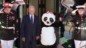 VIDEO: Joe Biden Rayakan Halloween, Jill Biden Pakai Kostum Panda