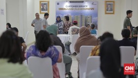 FOTO: Open House Rusunawa Pasar Rumput Diserbu Warga