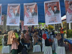 Warga Halteng Antusias Ikut Kampanye Terbatas Sherly-Sarbin Jelang Pilgub