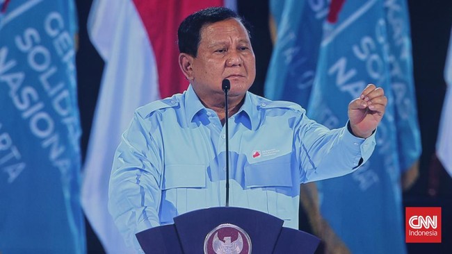 Prabowo Subianto menyampaikan terima kasih kepada semua pihak yang telah mendukungnya, baik sejak awal maupun yang sempat keluar di tengah jalan.