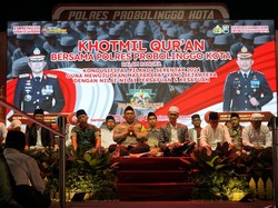 1000 Santri-Hafiz Khataman di Polres Probolinggo Kota untuk Pilkada Damai
