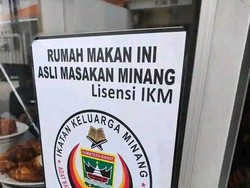 Netizen Anggap Rasis RM Padang Stiker Lisensi IKM, Ini Kata Sekjen IKM
