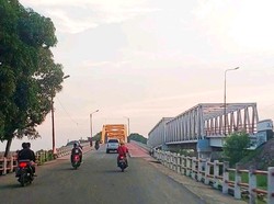 Jembatan Ogan Lama I Kertapati Ditutup karena Penguatan Pondasi