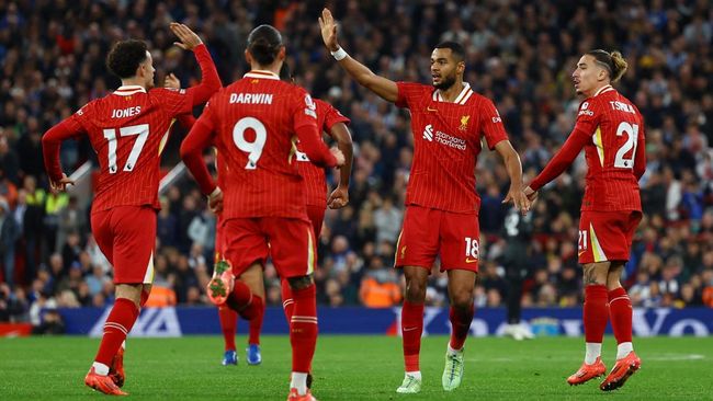 FOTO: Detik-detik Liverpool Gusur Man City