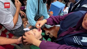 VIDEO: Sempat Ditunda, Vaksinasi Polio di Gaza Dilanjutkan