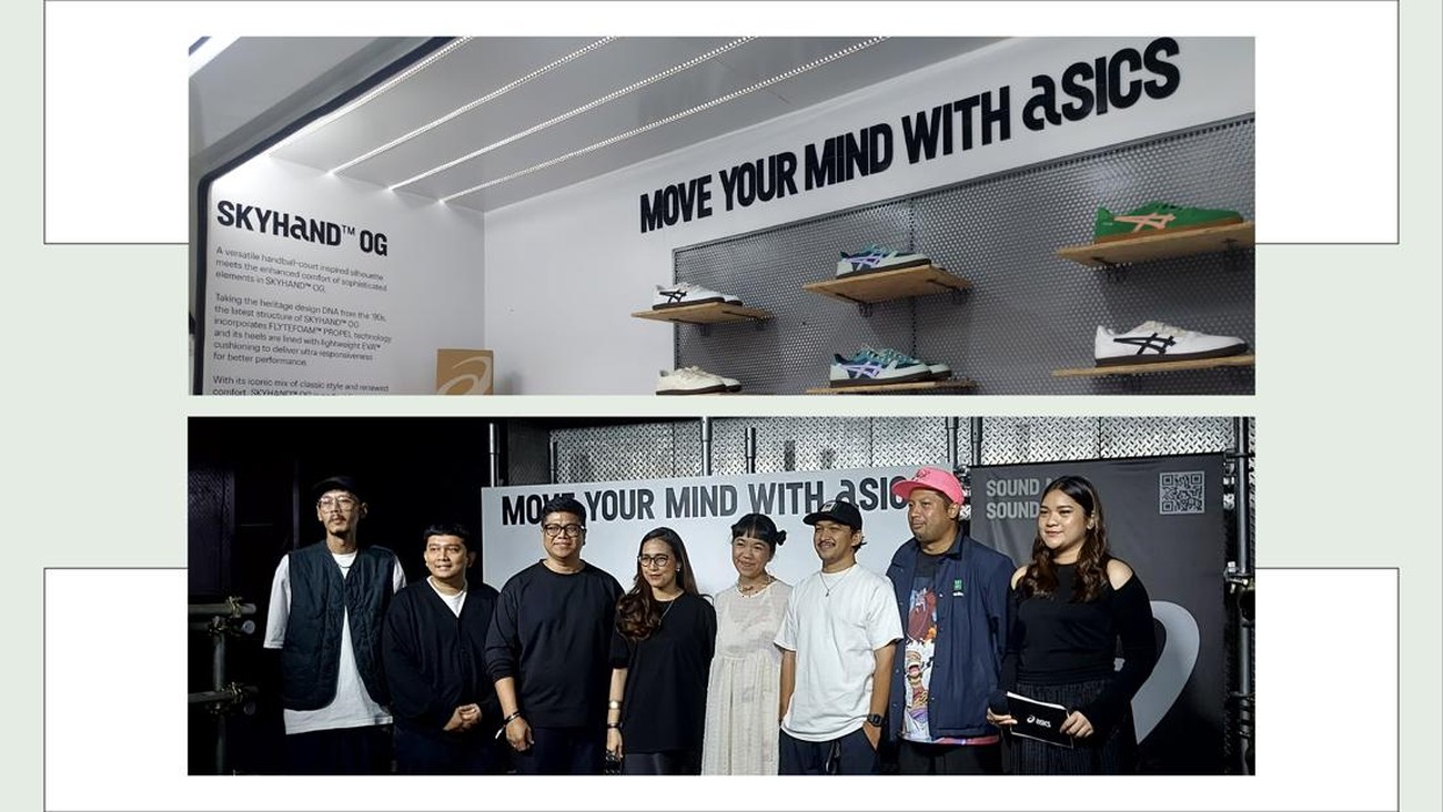 Rayakan Kreativitas, Asics Warnai ROW 9 dengan Kampanye Move Your Mind