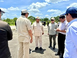 Begini Progres Proyek Cetak Sawah 1 Juta Ha yang Dicek Prabowo