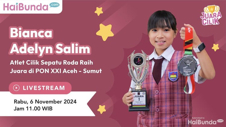 Bianca Adelyn Salim, Atlet Cilik Sepatu Roda Raih Juara di PON XXI Aceh-Sumut