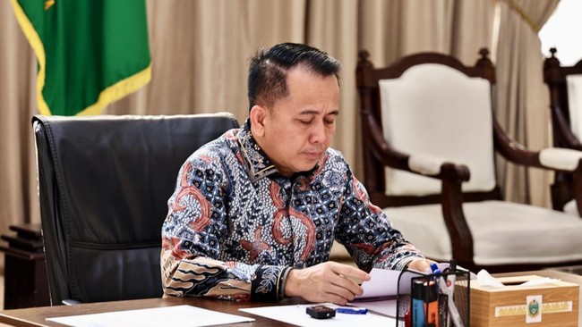 Pj Gubernur Sumut Agus Fatoni menghadiri rapat koordinasi (Rakor) dengan Kementerian Dalam Negeri (Kemendagri) dan Kementerian Ketanakerjaan (Kemenaker).