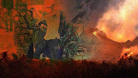 Gunung Lewotobi Laki-laki Erupsi